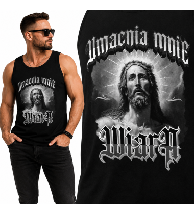 tank-top Chrześcijański   Umacnia mnie  Wiara